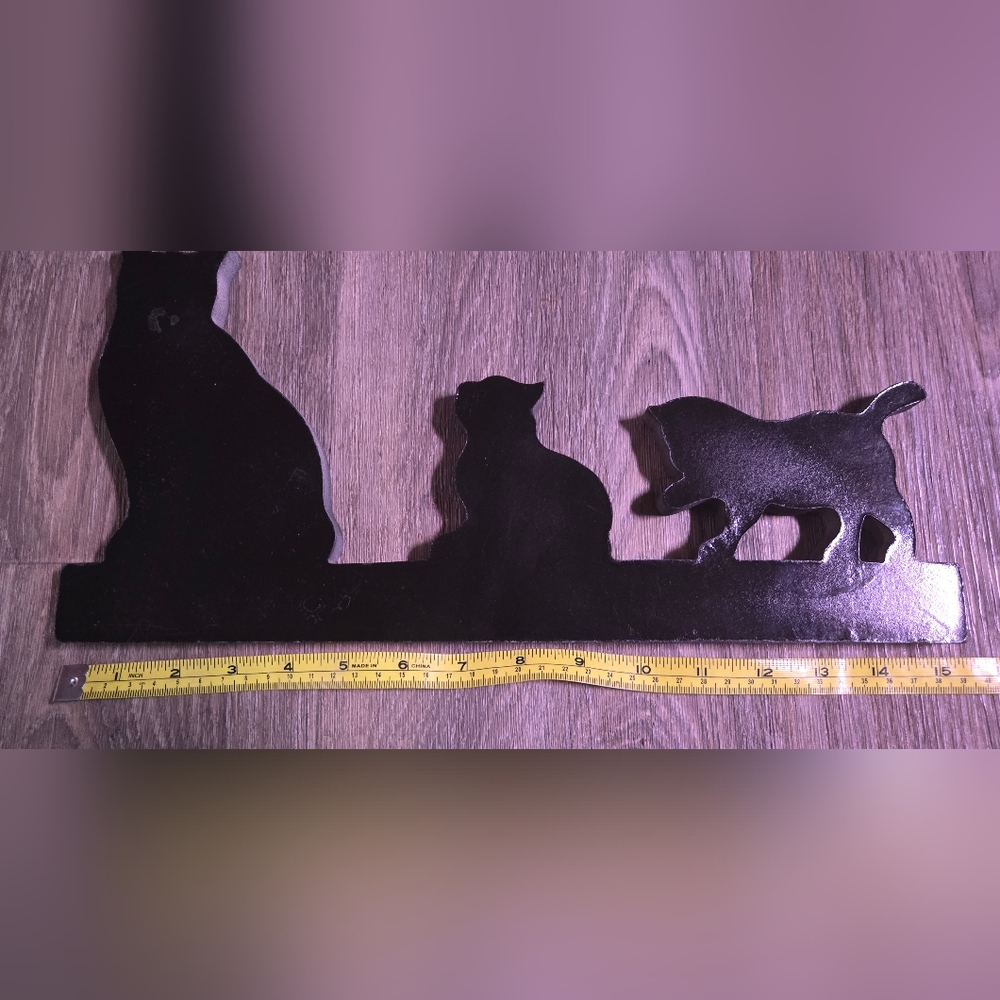 Black Cat Silhouette Wall/window Shadow Art 7.5×15" - Picture 5 of 7